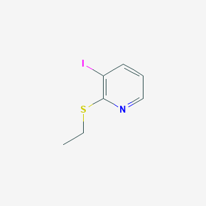 molecular formula C7H8INS B1449361 2-Ethylsulfanyl-3-iodopyridine CAS No. 1643458-43-8