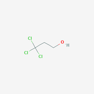 molecular formula C3H5Cl3O B14493622 1-Propanol, 3,3,3-trichloro- CAS No. 64667-32-9