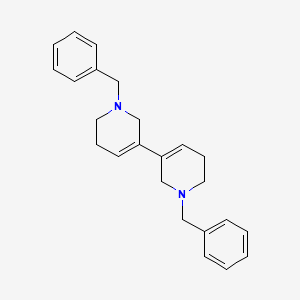 molecular formula C24H28N2 B1449363 1,1'-Dibenzyl-1,1',2,2',5,5',6,6'-octahydro-3,3'-bipyridine CAS No. 1373503-89-9