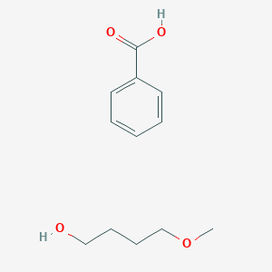 molecular formula C12H18O4 B14493707 Benzoic acid;4-methoxybutan-1-ol CAS No. 65597-16-2
