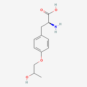 molecular formula C12H17NO4 B14493738 O-(2-Hydroxypropyl)-L-tyrosine CAS No. 63245-23-8