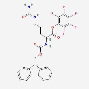 molecular formula C27H22F5N3O5 B1449383 Fmoc-Cit-OPfp CAS No. 1356537-03-5