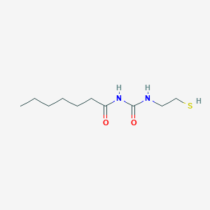 molecular formula C10H20N2O2S B14493913 N-[(2-Sulfanylethyl)carbamoyl]heptanamide CAS No. 64847-74-1