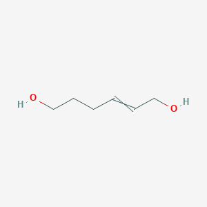 molecular formula C6H12O2 B14493923 Hex-2-ene-1,6-diol CAS No. 63974-05-0