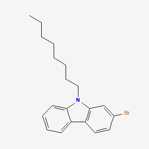 molecular formula C20H24BrN B1449396 2-Bromo-9-n-octyl-9H-carbazole CAS No. 1356465-23-0