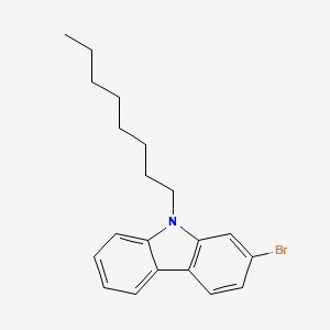 molecular formula C20H24BrN B1449396 2-溴-9-辛基-9H-咔唑 CAS No. 1356465-23-0