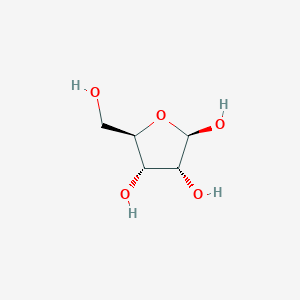 molecular formula C5H10O5 B144940 beta-D-Ribofuranose CAS No. 131064-98-7