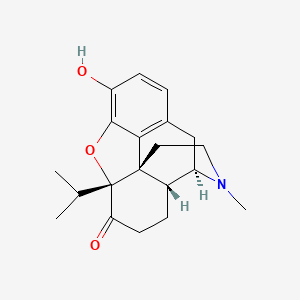 molecular formula C20H25NO3 B14494139 Isopropyldihydromorphinone CAS No. 63868-38-2