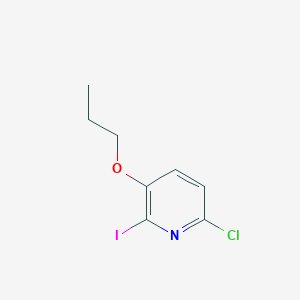 molecular formula C8H9ClINO B1449414 6-Chloro-2-iodo-3-propoxypyridine CAS No. 1865523-70-1