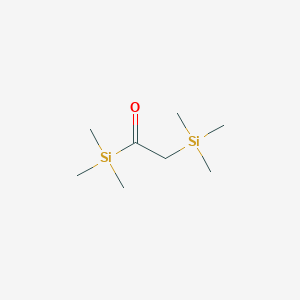 molecular formula C8H20OSi2 B14494166 1,2-Bis(trimethylsilyl)ethan-1-one CAS No. 63247-93-8