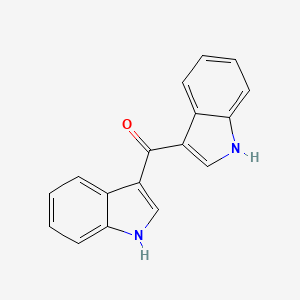 molecular formula C17H12N2O B14494189 Di(1H-indol-3-yl)methanone CAS No. 65610-73-3
