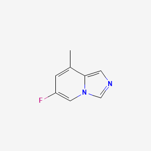 molecular formula C8H7FN2 B1449424 6-Fluoro-8-methylimidazo[1,5-a]pyridine CAS No. 1427326-42-8