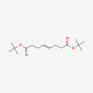 molecular formula C16H28O4 B14494240 Di-tert-butyl oct-4-enedioate CAS No. 64494-25-3