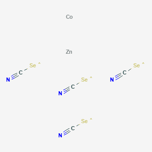 molecular formula C4CoN4Se4Zn B14494255 Pubchem_71380145 CAS No. 64294-55-9