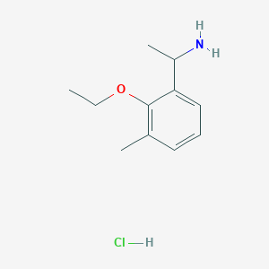 molecular formula C11H18ClNO B1449426 1-(2-Ethoxy-3-methylphenyl)-ethylamine hydrochloride CAS No. 2204052-21-9