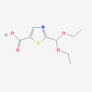 2-(Diethoxymethyl)-thiazole-5-carboxylic acid