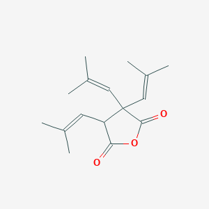 molecular formula C16H22O3 B14494286 Triisobutenylsuccinic anhydride CAS No. 63979-83-9