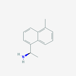 molecular formula C13H15N B1449432 (R)-1-(5-Methylnaphthalen-1-YL)ethan-1-amine CAS No. 1344557-18-1