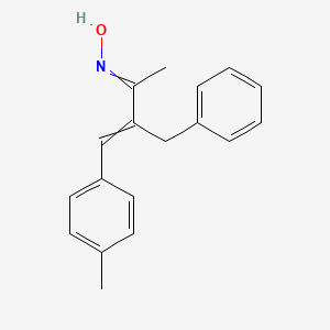 molecular formula C18H19NO B14494344 N-[3-Benzyl-4-(4-methylphenyl)but-3-en-2-ylidene]hydroxylamine CAS No. 64687-27-0