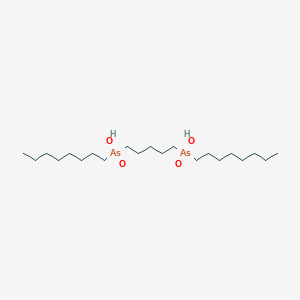 molecular formula C21H46As2O4 B14494360 Pentane-1,5-diylbis(octylarsinic acid) CAS No. 63586-93-6