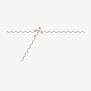 molecular formula C45H90O4 B14494416 Octadecyl 2,3-bis(dodecyloxy)propanoate CAS No. 64713-57-1