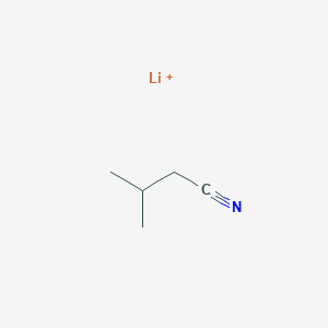 molecular formula C5H9LiN+ B14494434 Lithium;3-methylbutanenitrile CAS No. 63827-98-5