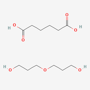 molecular formula C12H24O7 B14494449 Hexanedioic acid;3-(3-hydroxypropoxy)propan-1-ol CAS No. 64091-34-5