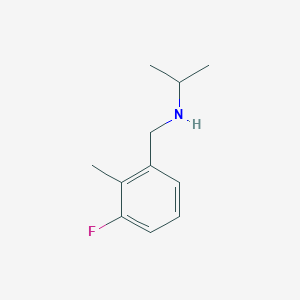molecular formula C11H16FN B1449445 [(3-Fluoro-2-methylphenyl)methyl](propan-2-yl)amine CAS No. 1935579-08-0