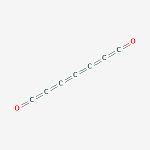 molecular formula C7O2 B14494465 Heptahexaene-1,7-dione CAS No. 63615-05-4