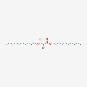 molecular formula C23H43BrO4 B14494476 Didecyl bromopropanedioate CAS No. 65100-23-4