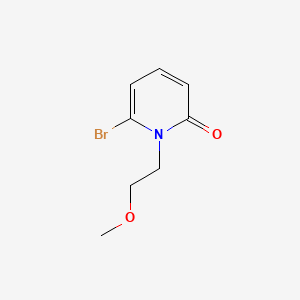 molecular formula C8H10BrNO2 B1449450 6-Bromo-1-(2-methoxyethyl)-1,2-dihydropyridin-2-one CAS No. 1881138-28-8