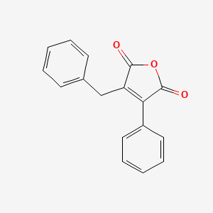 molecular formula C17H12O3 B14494558 2,5-Furandione, 3-phenyl-4-(phenylmethyl)- CAS No. 65641-17-0