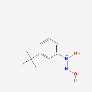 molecular formula C14H22N2O2 B14494560 (Z)-(3,5-ditert-butylphenyl)-hydroxyimino-oxidoazanium 