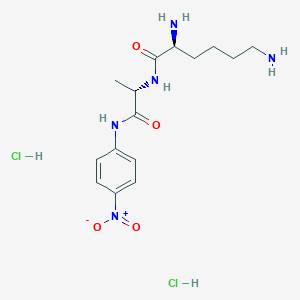 molecular formula C15H25Cl2N5O4 B1449459 H-Lys-Ala-pNA 2HCl CAS No. 390366-87-7