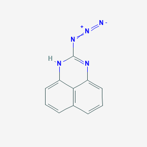 molecular formula C11H7N5 B14494615 2-Azido-1H-perimidine CAS No. 65446-11-9