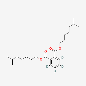 molecular formula C24H38O4 B1449464 Bis(6-methylheptyl) Phthalate-3,4,5,6-d4 CAS No. 2209087-06-7