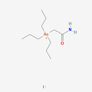 molecular formula C11H25AsINO B14494645 (2-Amino-2-oxoethyl)(tripropyl)arsanium iodide CAS No. 64019-52-9