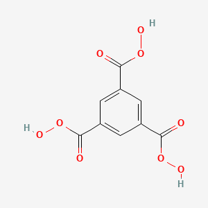 molecular formula C9H6O9 B14494663 Benzene-1,3,5-tricarboperoxoic acid CAS No. 63556-80-9