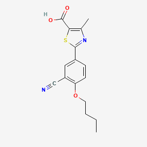 molecular formula C16H16N2O3S B1449468 Febuxostat n-butyl isomer 