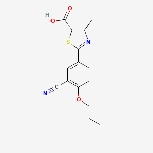 molecular formula C16H16N2O3S B1449468 非布索坦正丁基异构体 CAS No. 1657014-33-9