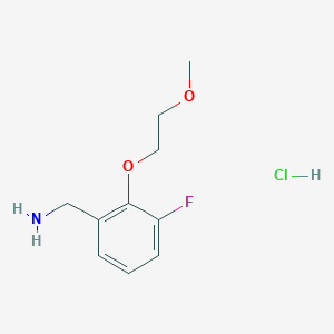 3-Fluoro-2-(2-methoxyethoxy)-benzylamine hydrochloride