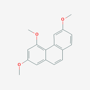 molecular formula C17H16O3 B14494695 2,4,6-Trimethoxyphenanthrene CAS No. 63366-84-7