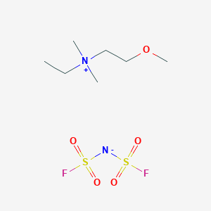 molecular formula C7H18F2N2O5S2 B1449474 Ethyl(2-methoxyethyl)dimethylammonium Bis(fluorosulfonyl)imide CAS No. 1235234-35-1