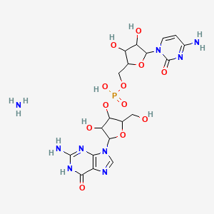 molecular formula C19H28N9O12P B1449481 Guanylyl-3'-5'-cytidine ammonium salt CAS No. 98046-67-4