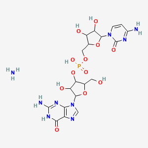 molecular formula C19H28N9O12P B1449481 鸟苷酰(3'->5')胞苷铵盐 CAS No. 98046-67-4