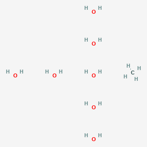 molecular formula CH18O7 B14494861 Methane;heptahydrate CAS No. 63422-28-6