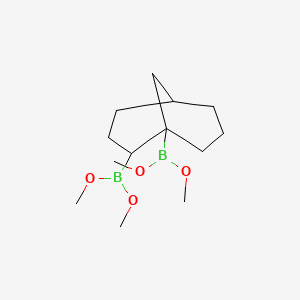 molecular formula C13H26B2O4 B14494880 Tetramethyl bicyclo[3.3.1]nonane-1,2-diylbisboronate CAS No. 63267-60-7