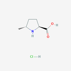 (2S,5R)-5-methylpyrrolidine-2-carboxylic acid hydrochloride