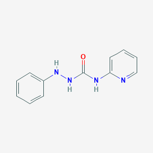 molecular formula C12H12N4O B14494901 2-Phenyl-N-(pyridin-2-yl)hydrazine-1-carboxamide CAS No. 64164-91-6