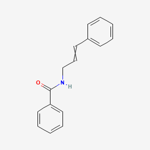 molecular formula C16H15NO B14494948 N-(3-Phenylprop-2-en-1-yl)benzamide CAS No. 63163-63-3